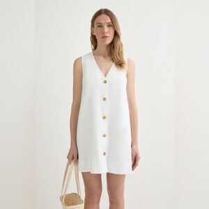 Posse Medium NWT Nancy White Linen Mini Dress